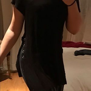 Black Long Blouse